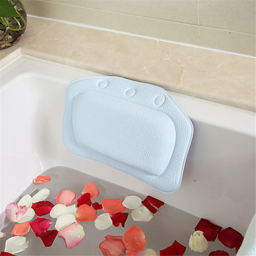 

PVC Spa Bath Pillow Soft Bathtub Headrest Neck Pillows Waterproof Nop-slip Suction Cup Cushion Bathroom Accessories