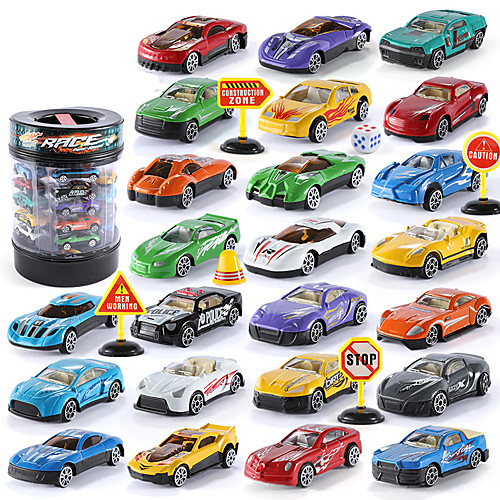 

Construction Truck Toys Rail Car Toy Mini SUV Sports Car Simulation Plastic & Metal Mini Car Vehicles Toys for Party Favor or Kids Birthday Gift 24 pcs