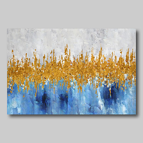 

Oil Painting Hand Painted Horizontal Abstract Abstract Landscape Comtemporary Modern Rolled Canvas (No Frame)