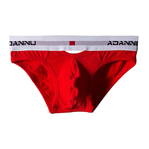 

Men's Sport Briefs Athleisure Underwear Bottoms Cotton Fitness Gym Workout Performance Running Training Breathable Quick Dry Soft Sport White Black Red Royal Blue Gray / Stretchy