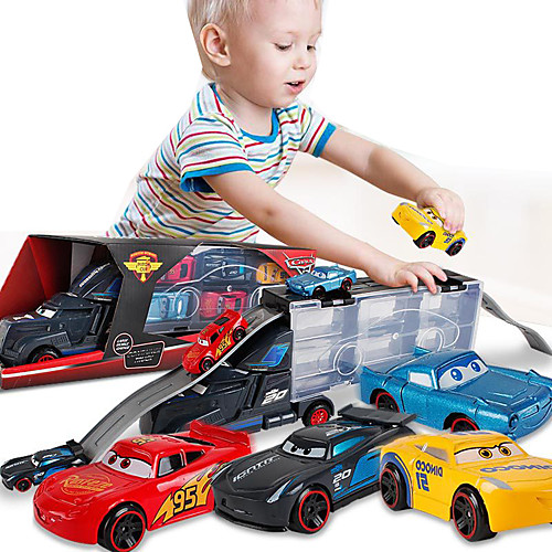 

Vehicle Playset Construction Truck Toys Transport Car Toy Race Car Simulation Alloy Mini Car Vehicles Toys for Party Favor or Kids Birthday Gift Includes 6pcs Random Toy Cars / Kid's