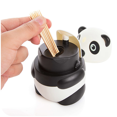 

Automatic Toothpick Box Creative Home Living Room Tube Portable Cute Cartoon Pot