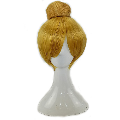 

Cosplay Costume Wig Synthetic Wig Cosplay Wig Tinker Bell Straight Cosplay Short Bob Wig Short Brown Blonde Synthetic Hair 12 inch Women's Cosplay Synthetic Blonde Brown hairjoy
