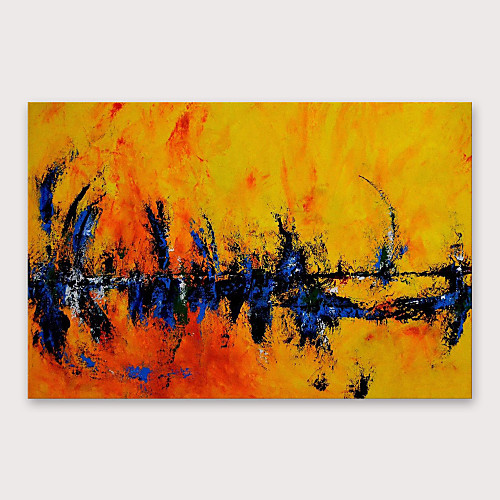 

Oil Painting Hand Painted Horizontal Abstract Modern Stretched Canvas