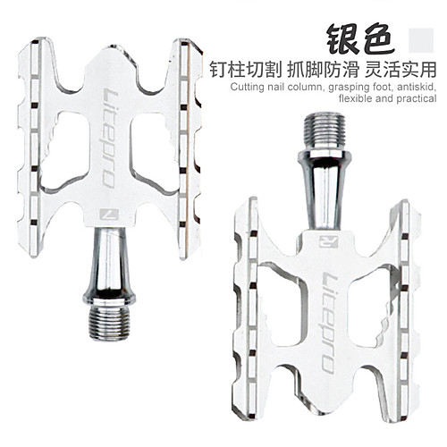 

Mountain Bike Pedals Flat & Platform Pedals Sealed Bearing Anti-Slip Durable 3 Bearing Aluminum Alloy for Cycling Bicycle Road Bike Mountain Bike MTB Recreational Cycling White