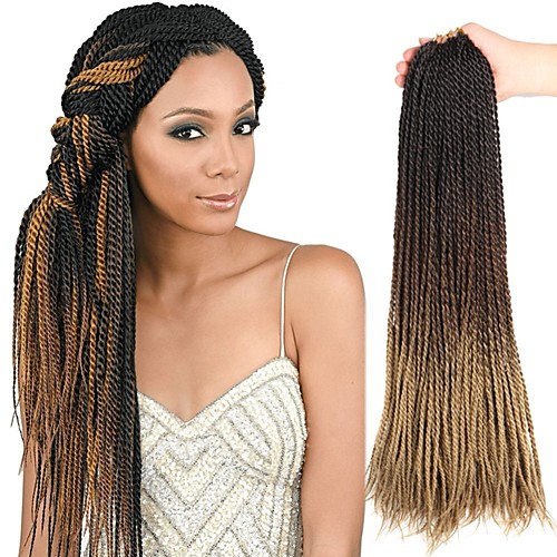 

Faux Locs Dreadlocks Senegalese Twist Box Braids Synthetic Hair Braiding Hair 30 roots / pack 1pack