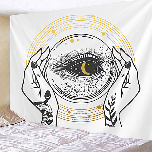 

Tarot Divination Wall Tapestry Art Decor Blanket Curtain Picnic Tablecloth Hanging Home Bedroom Living Room Dorm Decoration Mysterious Bohemian Hand Eye Witch