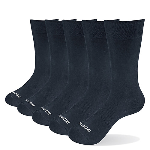 

Running Socks 5 Pairs Socks Breathable Sweat-wicking Comfortable Non-slipping Gym Workout Basketball Running Active Training Jogging Sports Solid Colored Letter & Number Cotton Black Blue Brown