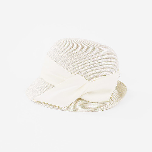 

Headwear Casual Polyester Straw Hats with Bowknot 1pc Casual / Daily Wear Headpiece
