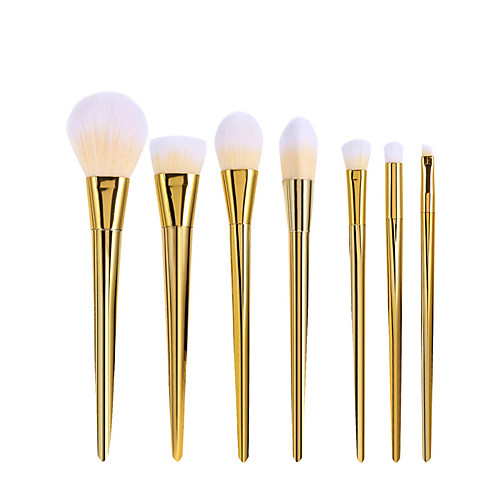 

Professional Makeup Brushes 7pcs Professional Soft Full Coverage Artificial Fibre Brush Plastic for Blush Brush Foundation Brush Makeup Brush Eyebrow Brush Eyeshadow Brush