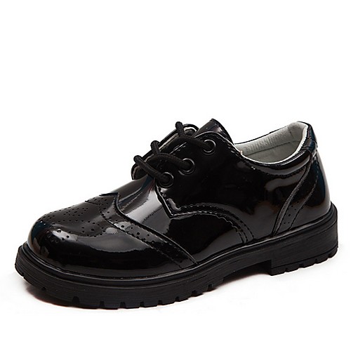 

Boys' Flats Comfort School Shoes PU Little Kids(4-7ys) Black Summer