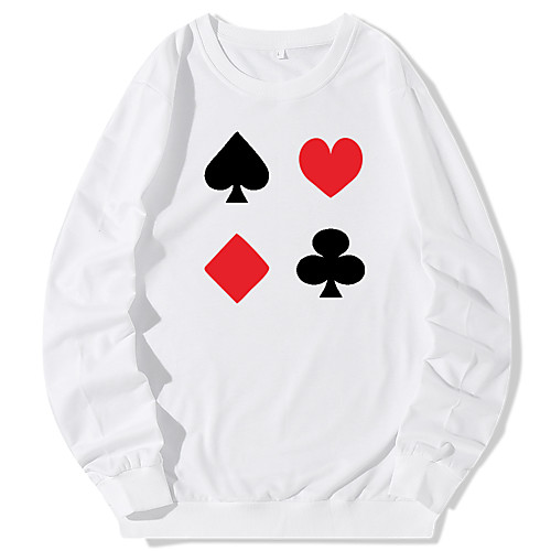 

Women's Pullover Sweatshirt Graphic Daily Casual Hoodies Sweatshirts White Blue Yellow