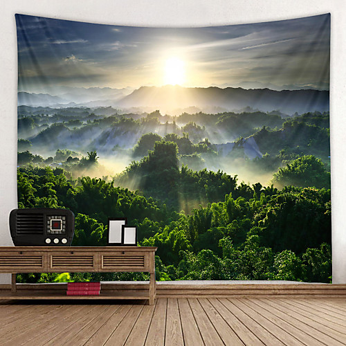 

Chaoyang Scenery Digital Printed Tapestry Decor Wall Art Tablecloths Bedspread Picnic Blanket Beach Throw Tapestries Colorful Bedroom Hall Dorm Living Room Hanging