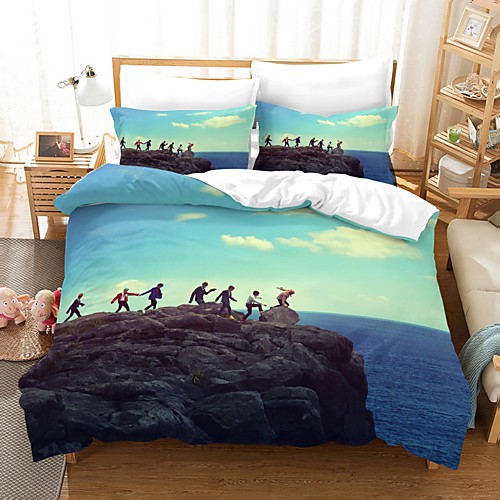 

Home Textiles 3D Bedding Set Duvet Cover with Pillowcase 2/3pcs Bedroom Duvet Cover Sets Bedding BTS GAME