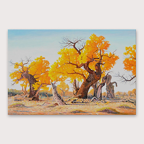 

Oil Painting Hand Painted Horizontal Abstract Landscape Modern Stretched Canvas