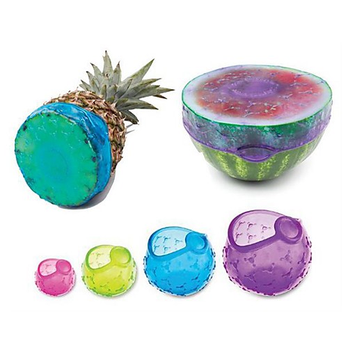 

Kitchen Tools Accessories Silicon Portable Food Covers Fruit 1 set