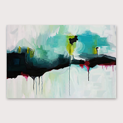 

Oil Painting Hand Painted Horizontal Abstract Modern Stretched Canvas