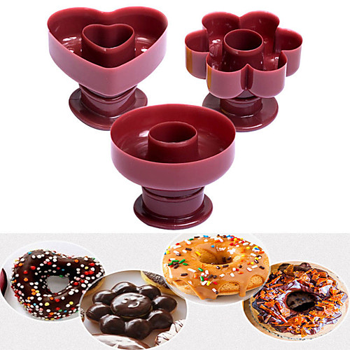 

Waffle Donut Maker Cutter Plastic Flower Shape Dispenser Donut Mould Portable Arabic Waffle Mold Kitchen Dessert Tool