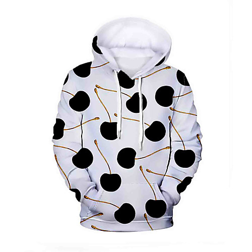 

Men's Daily Hoodie Graphic Hooded Basic Hoodies Sweatshirts White