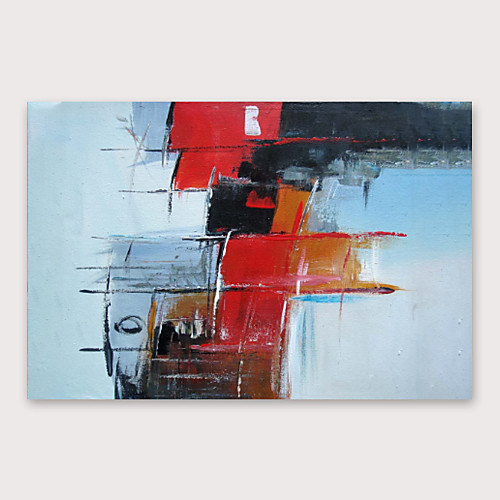 

Oil Painting Hand Painted Horizontal Abstract Modern Stretched Canvas