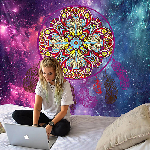 

Mandala Bohemian Wall Tapestry Art Decor Blanket Curtain Hanging Home Bedroom Living Room Dorm Decoration Boho Hippie Psychedelic Floral Flower Lotus Indian