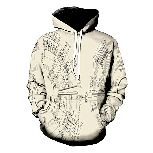 

Men's Hoodie Graphic Daily Basic Hoodies Sweatshirts Beige