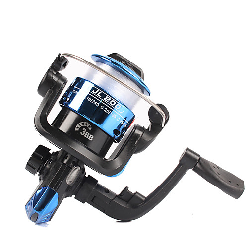 

Fishing Reel Spinning Reel 5.2:1 Gear Ratio 3 Ball Bearings Easy to Carry for Sea Fishing / Freshwater Fishing / Trolling & Boat Fishing