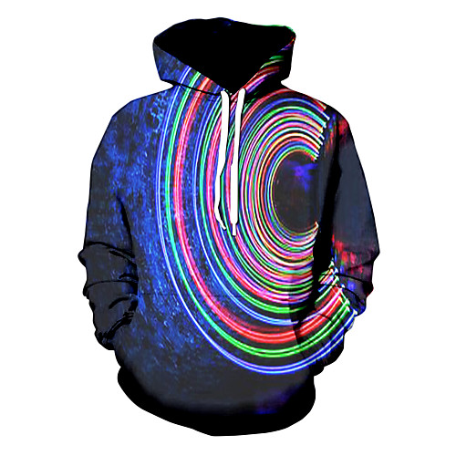 

Men's Hoodie Graphic Daily 3D Print Basic Hoodies Sweatshirts Black