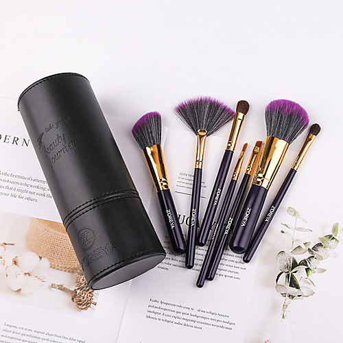 

Professional Makeup Brushes 7 PCS Soft Adorable Artificial Fibre Brush Wooden / Bamboo for Foundation Brush Lip Brush Lash Brush Eyebrow Brush Eyeshadow Brush Makeup Brush Set