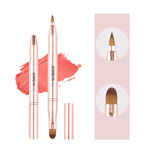 

Professional Makeup Brushes 1 Piece Soft Synthetic Hair Metal for Lip Brush