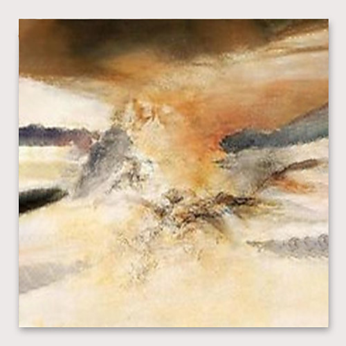 

Oil Painting Hand Painted Square Abstract Modern Stretched Canvas