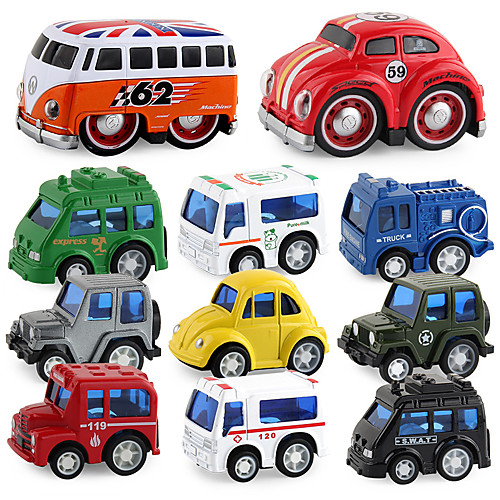 

Construction Truck Toys Rail Car Toy Mini Classic Car SUV Bus Simulation Music & Light Alloy Mini Car Vehicles Toys for Party Favor or Kids Birthday Gift 9 pcs / Kid's