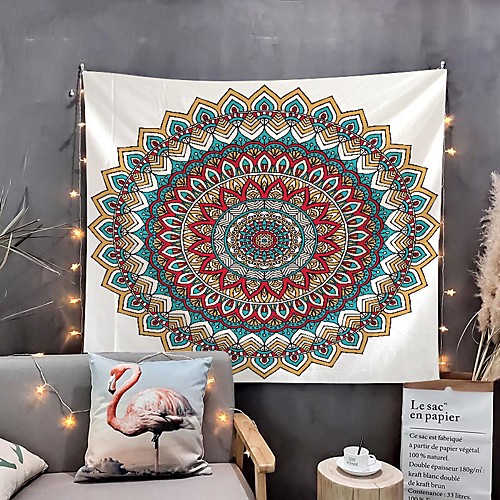 

Mandala Bohemian Wall Tapestry Art Decor Blanket Curtain Hanging Home Bedroom Living Room Dorm Decoration Boho Hippie Psychedelic Floral Flower Lotus Indian