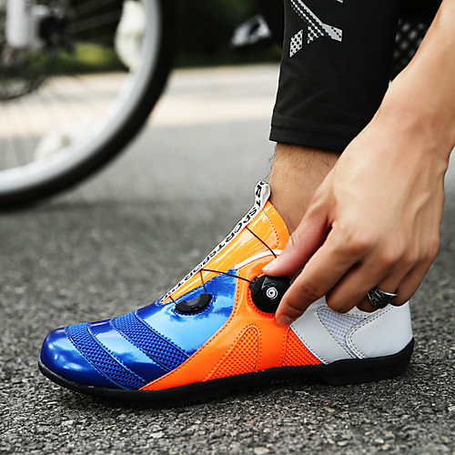 

Adults' Hiking Shoes Mountaineer Shoes Bike Shoes Breathable Anti-Slip Mountain Bike MTB Road Cycling Cycling / Bike Red / Yellow Black / Red OrangeWhite Men's Women's Cycling Shoes
