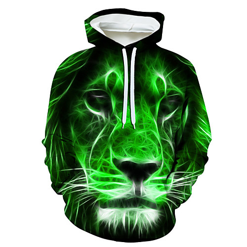 

Men's Hoodie Graphic Hooded Holiday Weekend Casual Hoodies Sweatshirts Green