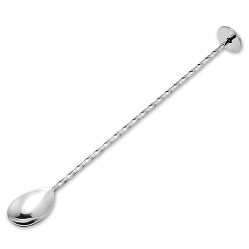 

Mixing Spoon Stainless Steel Spiral Pattern Bar Cocktail Mixer Shaker Spoon 1 Pc