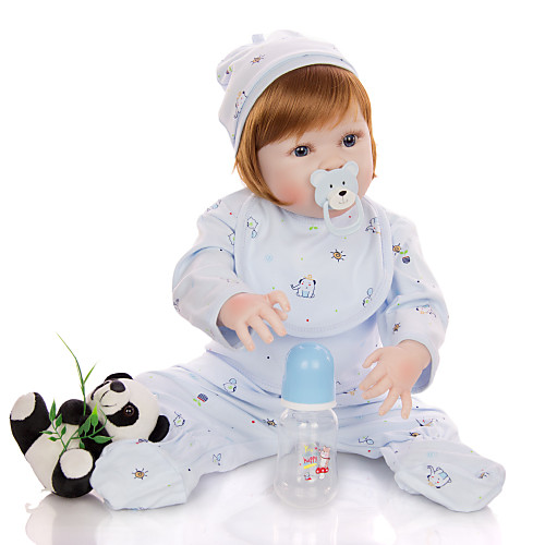 

KEIUMI 22 inch Reborn Doll Baby & Toddler Toy Reborn Toddler Doll Baby Boy Gift Cute Washable Lovely Parent-Child Interaction Full Body Silicone 23D64-C440-T11 with Clothes and Accessories for Girls