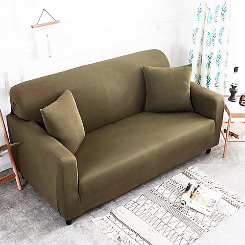 

Sofa Cover Stretch Cheap Couch Cover 1 Piece Soft Durable Slipcovers Spandex Jacquard Fabric Washable Furniture Protector Armchair Loveseat L-shape