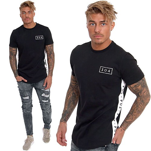 

Men's Short Sleeve Workout Tops Running Shirt Tee Tshirt Top Athleisure Summer Cotton Breathable Soft Sweat Out Fitness Gym Workout Performance Running Training Sportswear Normal White Black Burgundy