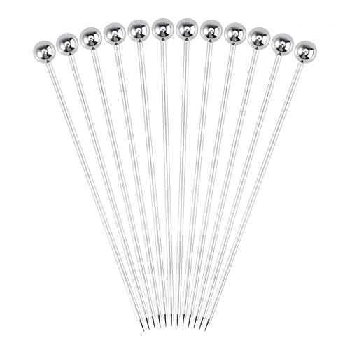 

Stainless Steel Cocktail Picks and Fruit Sticks 12 Pcs