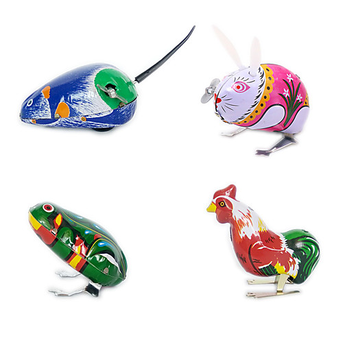 

Wind-up Toy Novelty Metalic Vintage Retro 3-4 pcs Toy Gift