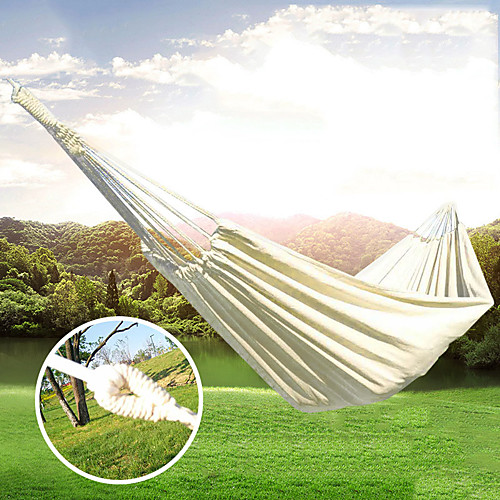 

Camping Hammock Outdoor Breathability Wearable Reusable Adjustable Flexible Folding Nylon PVA for 1 person Hunting Hiking Beach White 200150 cm Pop Up Design