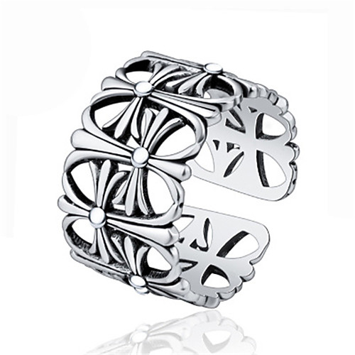 

Women's Ring 1pc Silver Platinum Plated Alloy Stylish Daily Jewelry Cute
