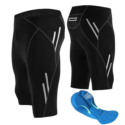 

TRYSIL Men's Cycling Shorts Polyester Bike Shorts Padded Shorts / Chamois Pants Breathable Sports Dark Grey / Black Mountain Bike MTB Road Bike Cycling Clothing Apparel Bike Wear / Micro-elastic
