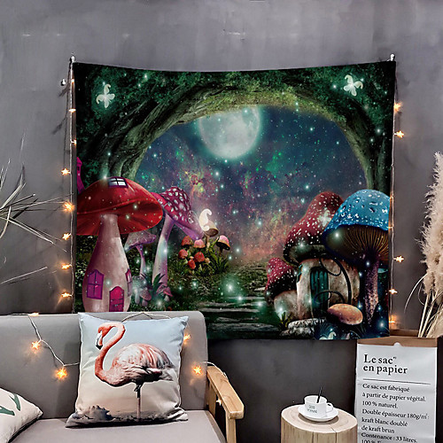 

Home Living Tapestry Wall Hanging Tapestries Wall Blanket Wall Art Wall Decor Flower Moon Tapestry Wall Decor