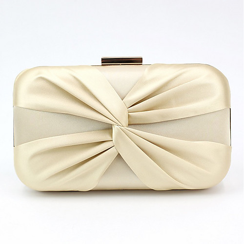

Women's Bags Silk Evening Bag Party Event / Party Wedding Bags 2021 Black Blushing Pink Champagne Silver