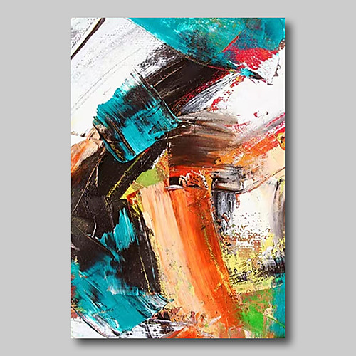 

Oil Painting Hand Painted Vertical Abstract Abstract Landscape Comtemporary Modern Rolled Canvas (No Frame)