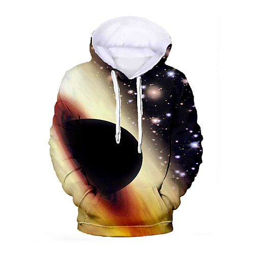 

Men's Hoodie Graphic Hooded Casual Hoodies Sweatshirts Orange