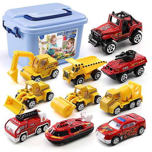 

Construction Truck Toys Pull Back Car / Inertia Car Pull Back Vehicle Mini Crane Dozer Excavator Simulation Drop-resistant Alloy Mini Car Vehicles Toys for Party Favor or Kids Birthday Gift 10 pcs