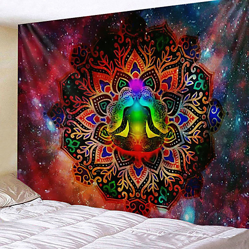 

Mandala Bohemian Wall Tapestry Art Decor Blanket Curtain Hanging Home Bedroom Living Room Dorm Decoration Boho Hippie Psychedelic Floral Flower Lotus Buddha Indian